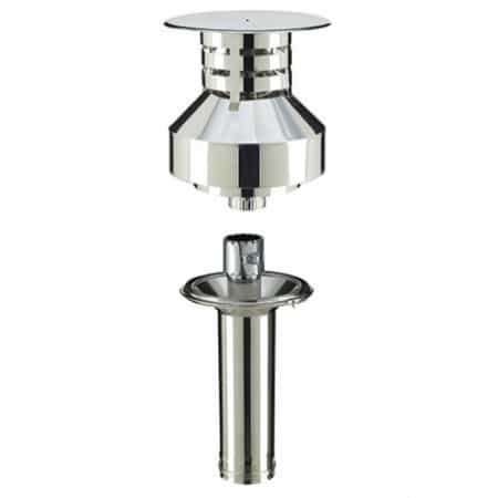 kit adaptation du système PGI sur une sortie de toit RONDE conduit Therminox Ø150