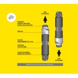 Kit conduit tubage isolé 130mm Slimflex de Poujoulat