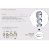 Kit conduit tubage isolé 100mm Slimflex
