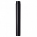 ELEMENT DROIT Ø150 ACIER EMAILLÉ NOIR 1 METRE POUJOULAT