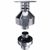 kit adaptation du système PGI Ø80 sur un conduit de fumée Therminox Ø150