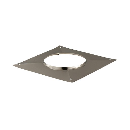 Plaque de couronnement ou plaque d'etancheite 350 x 350 Poujoulat 80 100 150 180 200 130 250 mm