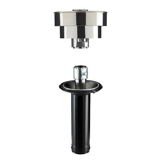 KIT ADAPTATEUR GRANULÉS PGI ø80/130 POUR INOX/GALVA ø230 SUR TRADINOV