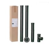 KIT CONDUIT DE RACCORDEMENT POUR POELE GRANULES SORTIE ARRIERE