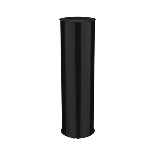 Elément Droit 450mm INOX/INOX ø230 noir
